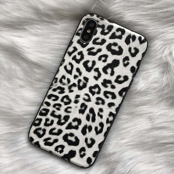 Kerzzil Leopard Matte Silicone Case For iPhone X XR XS Max Soft TPU Cases Cover For iPhone 8 7 6 6s Plus Back Capa