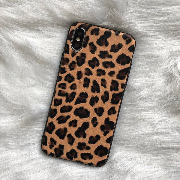 Kerzzil Leopard Matte Silicone Case For iPhone X XR XS Max Soft TPU Cases Cover For iPhone 8 7 6 6s Plus Back Capa