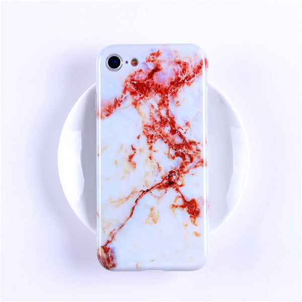 Tzomsze Luxury Marble Phone Case For iPhone 7 Case For iPhone X 7 6 6S 8 Plus Case Cover XS MAX XR 8Plus 7Plus Coque Fundas