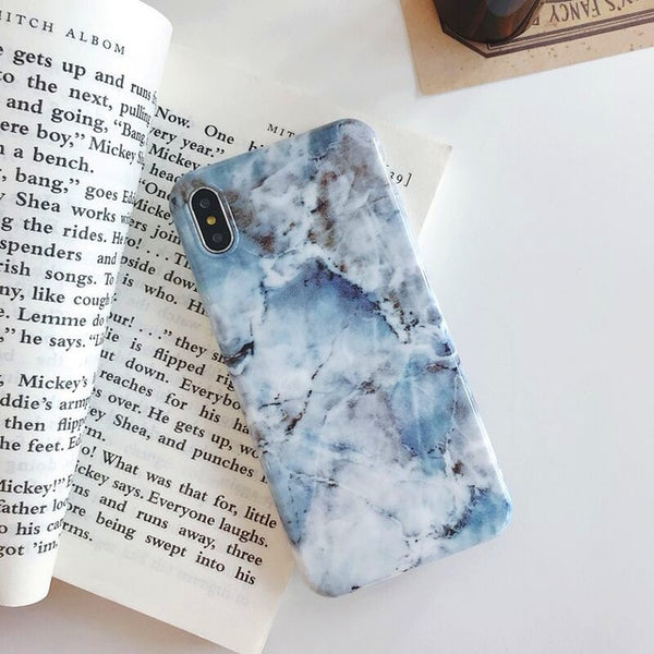 Tzomsze Luxury Marble Phone Case For iPhone 7 Case For iPhone X 7 6 6S 8 Plus Case Cover XS MAX XR 8Plus 7Plus Coque Fundas